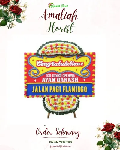 Bunga Papan Congratulation di Sembung